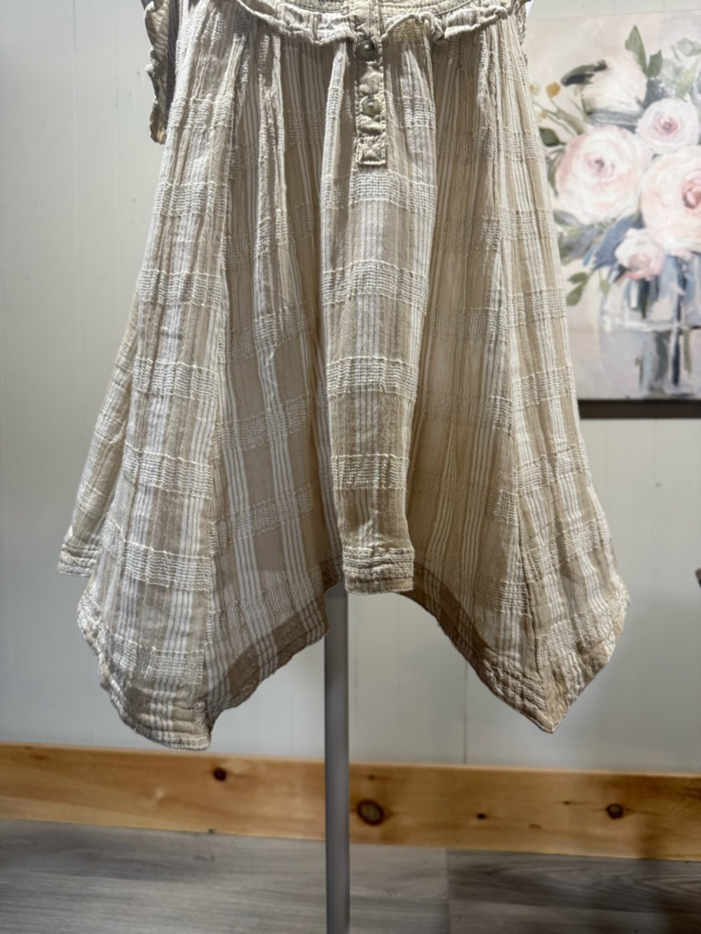 Anthropologie Pilcro Seaside Collared Swing Blouse Button-Up Shirt - Picture 4 of 13